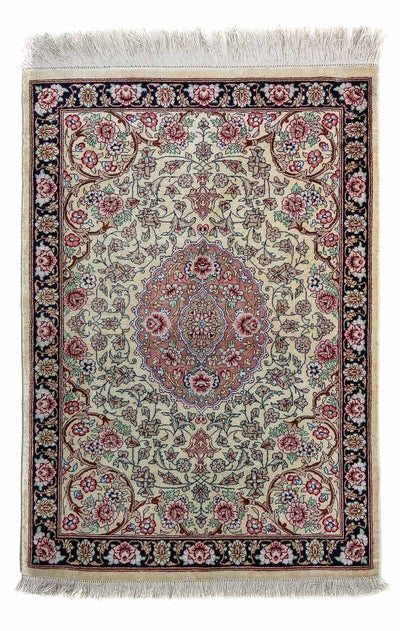 Qom Mattan 55x77cm - Persisk matta