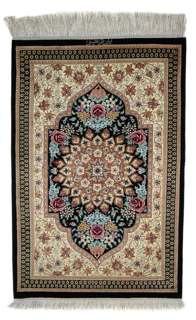Qom Mattan 59x89cm - Persisk matta
