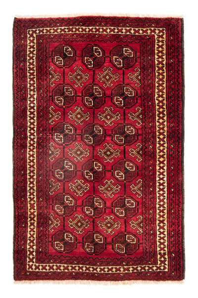 Baluch-matta 138x190cm - Persisk matta - mörkröd