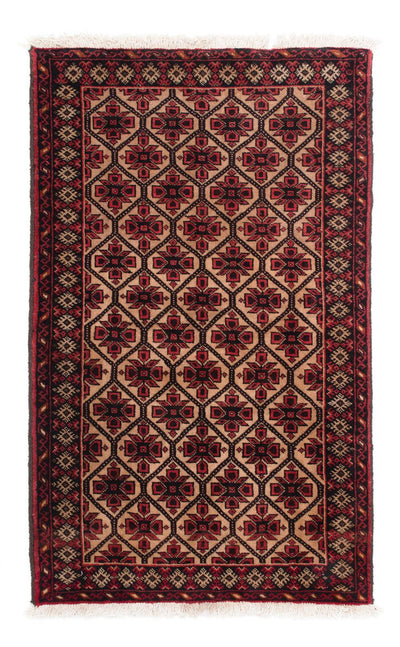 Baluch-matta 84x146cm - Oriental Carpet - ljusbrun