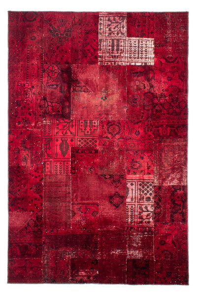 Patchwork-matta 194x293cm - Perserteppich Wollteppich