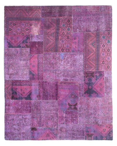 Patchwork-matta 240x307cm - Perserteppich Wollteppich