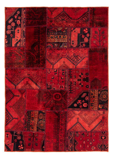 Patchwork-matta 148x208cm - Perserteppich Wollteppich