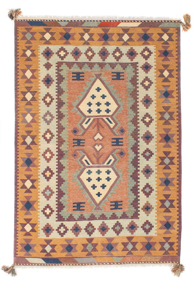 Modern kilim Mattan 143x208cm - Ullmatta