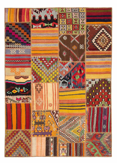 Patchwork-matta 169x239cm - Ullmatta