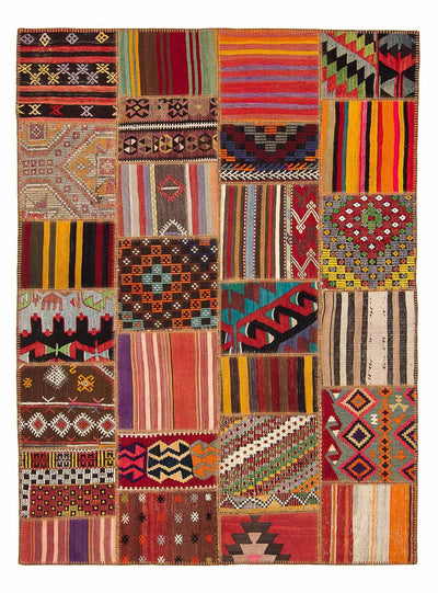 Patchwork-matta 168x239cm - Ullmatta