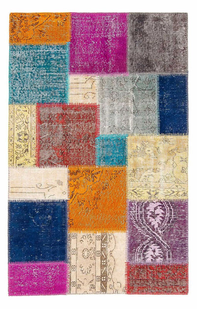 Patchwork-matta 123x185cm - Ullmatta