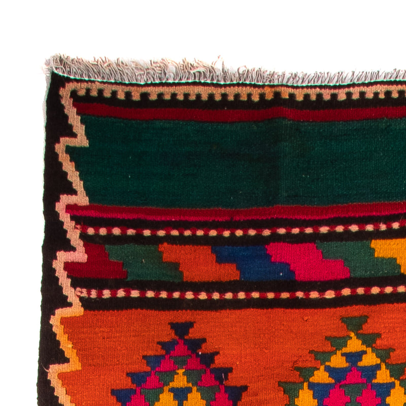 Runner Kelim-matta - gammal - 360 x 150 cm - flerfärgad