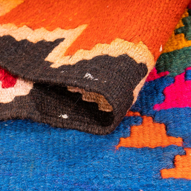 Runner Kelim-matta - gammal - 360 x 150 cm - flerfärgad