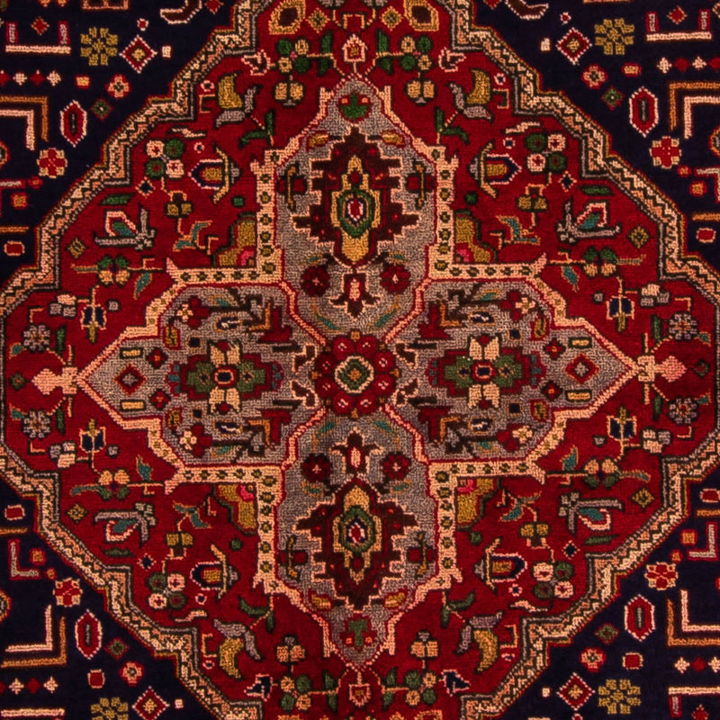 Persisk matta - Tabriz - 297 x 197 cm - mörkblå