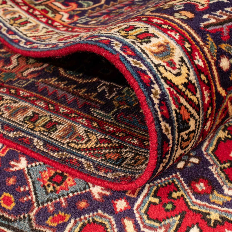 Persisk matta - Tabriz - 305 x 195 cm - mörkröd