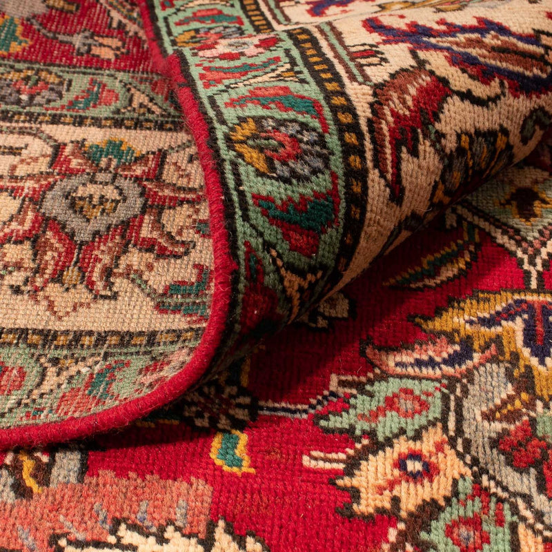 Persisk matta - Tabriz - 300 x 203 cm - mörkröd