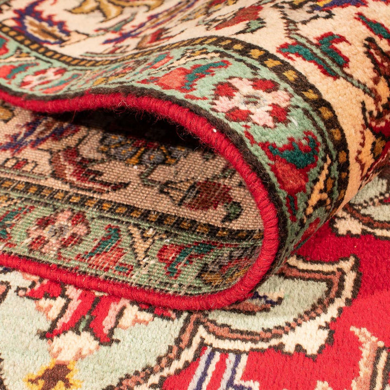 Persisk matta - Tabriz - 305 x 200 cm - mörkröd