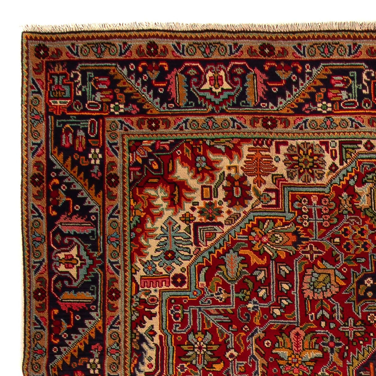 Persisk matta - Tabriz - 295 x 200 cm - ljusröd