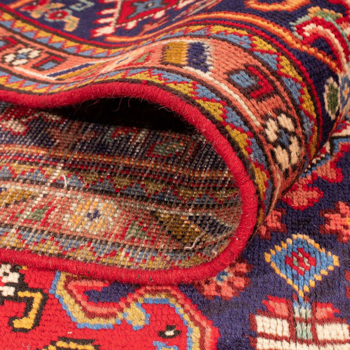 Persisk matta - Tabriz - 290 x 200 cm - mörkröd