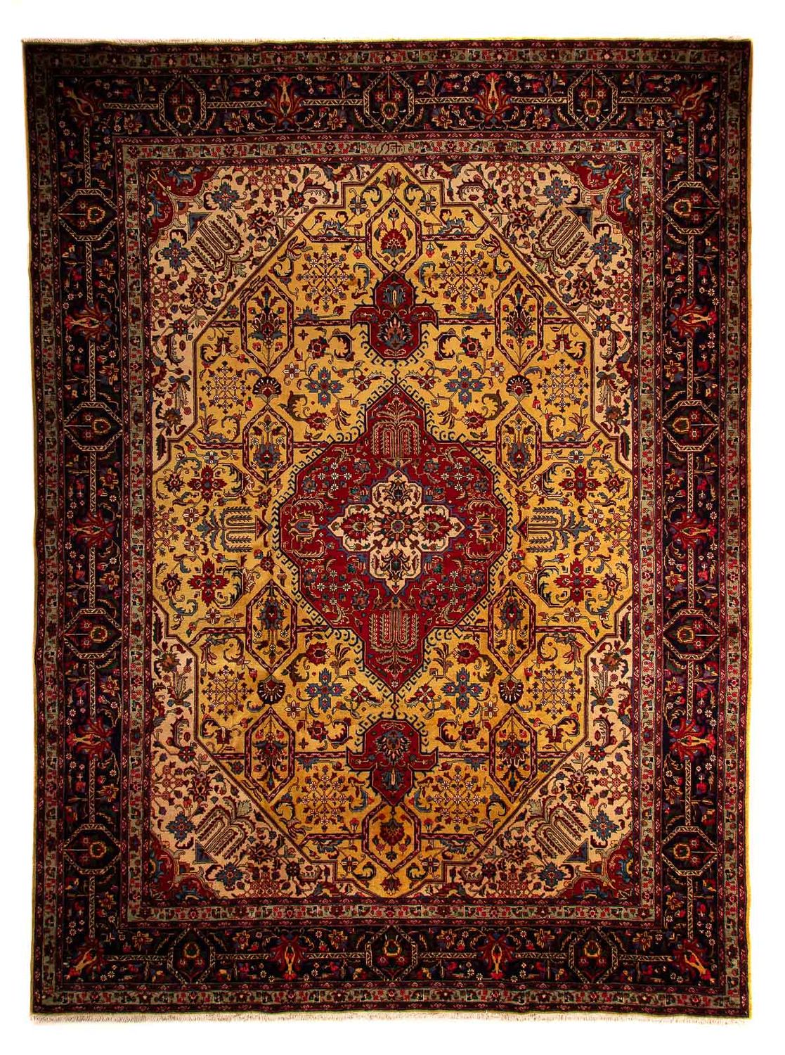 Persisk matta - Tabriz - 397 x 297 cm - beige