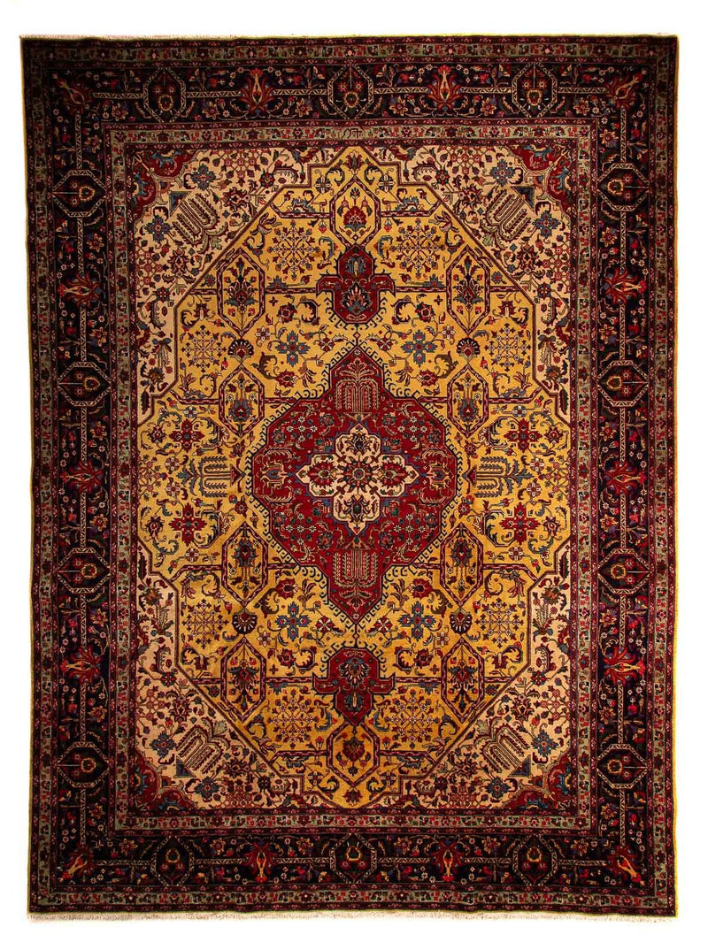 Persisk matta - Tabriz - 397 x 297 cm - beige