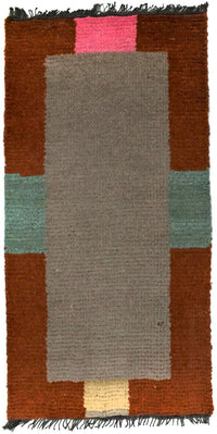 Nepal mattan - 140 x 70 cm - silver