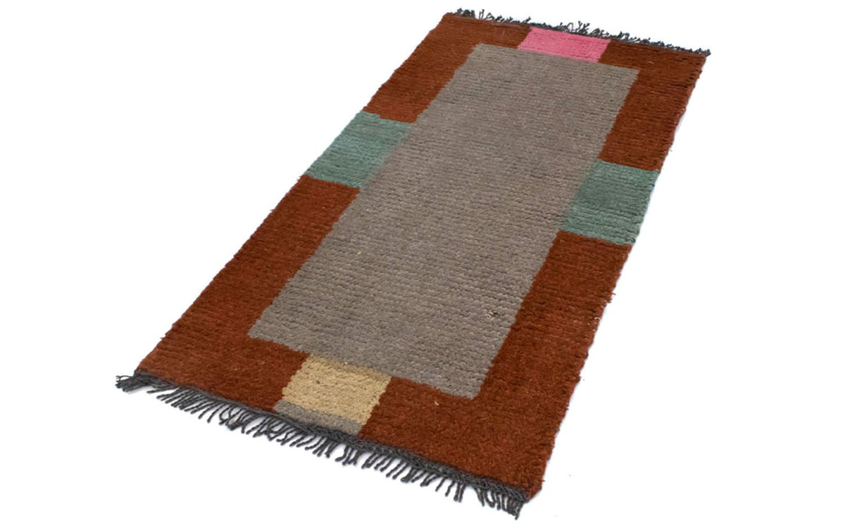 Nepal mattan - 140 x 70 cm - silver