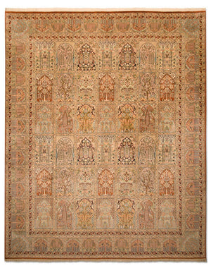 Sidenmatta - Kashmir Silk - 308 x 241 cm - flerfärgad