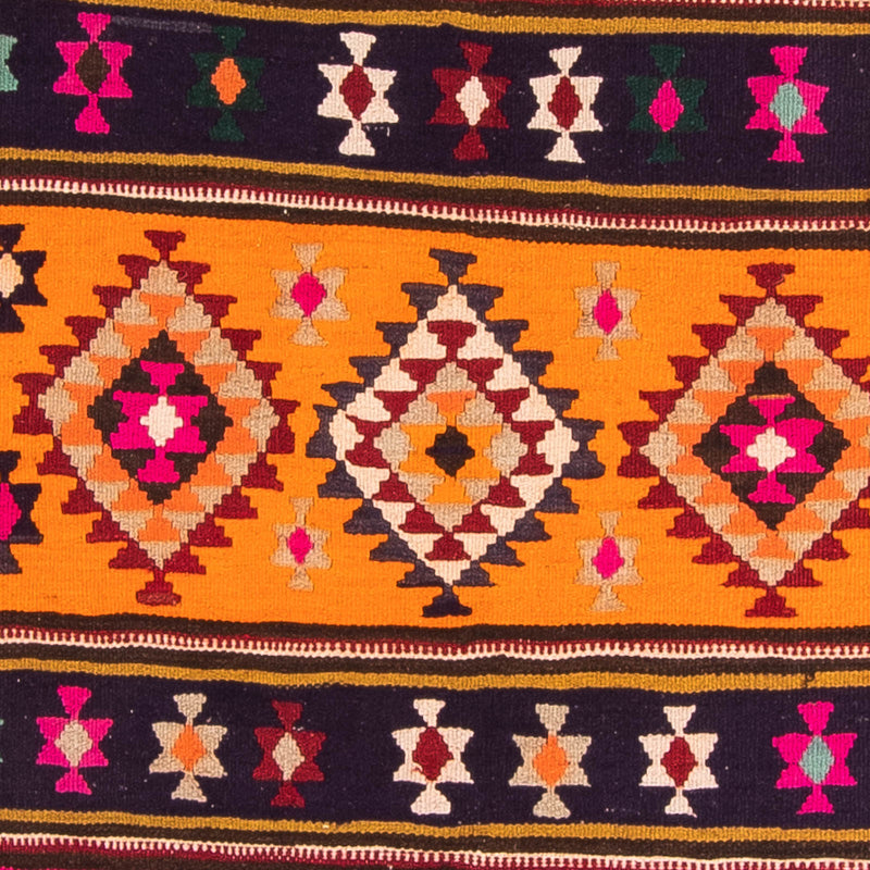 Runner Kelim-matta - gammal - 355 x 150 cm - flerfärgad