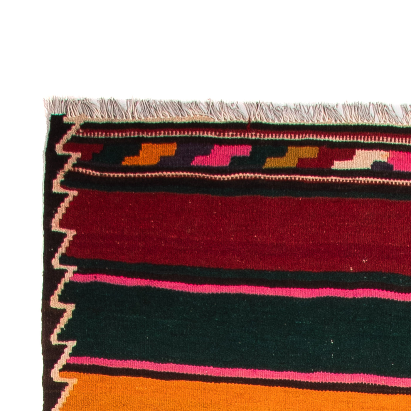 Runner Kelim-matta - gammal - 355 x 150 cm - flerfärgad