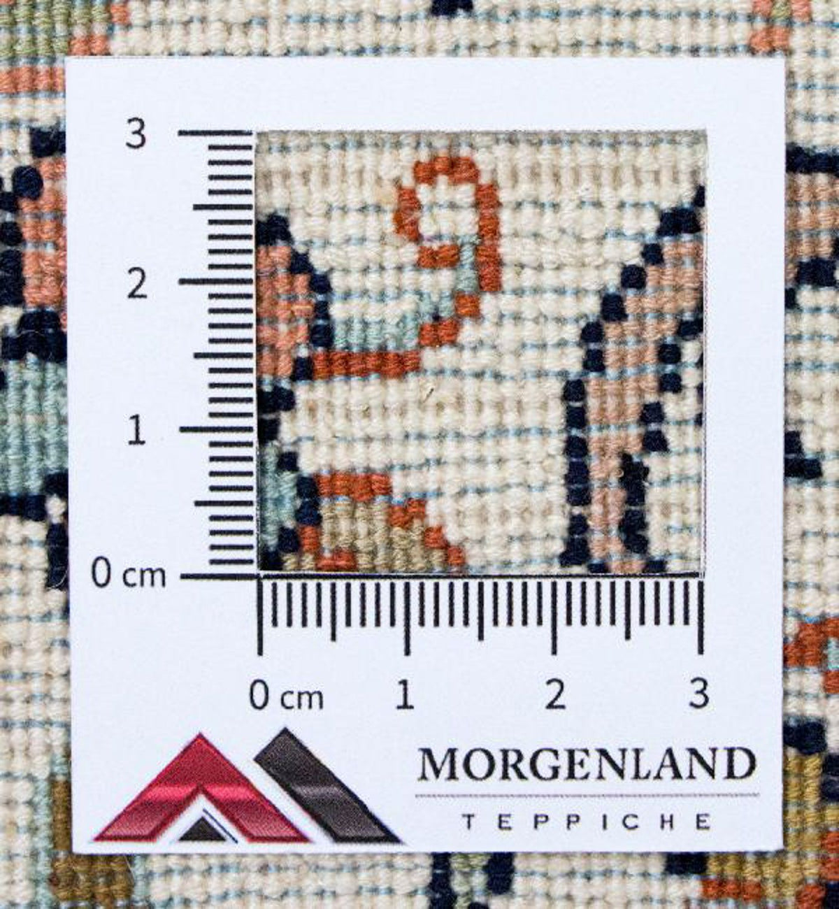 Sidenmatta - Kashmir Silk - 127 x 74 cm - beige