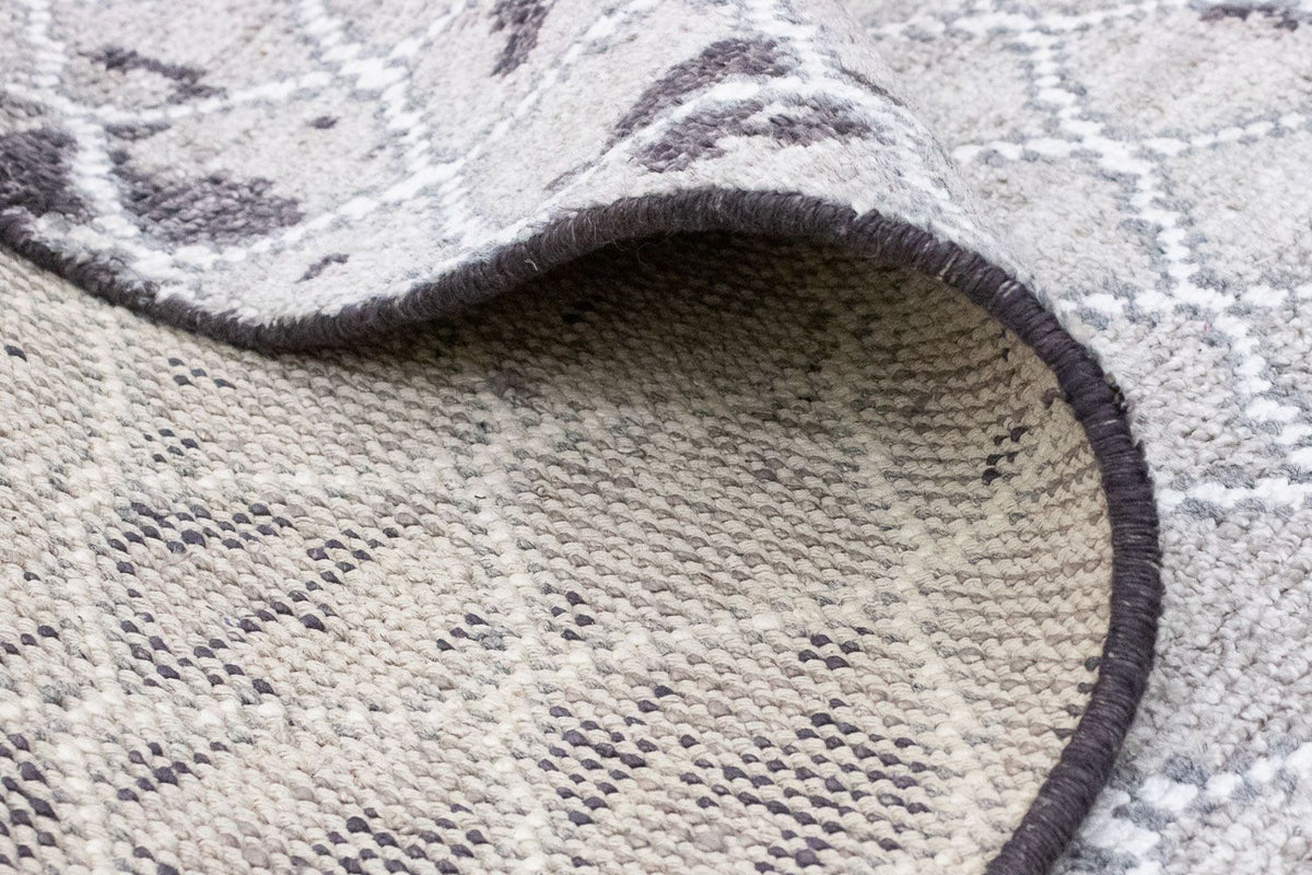 Designermatta - 271 x 181 cm - silver