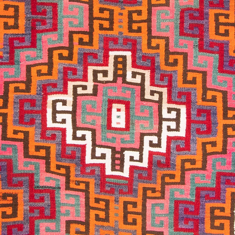 Runner Kelim-matta - gammal - 320 x 135 cm - flerfärgad