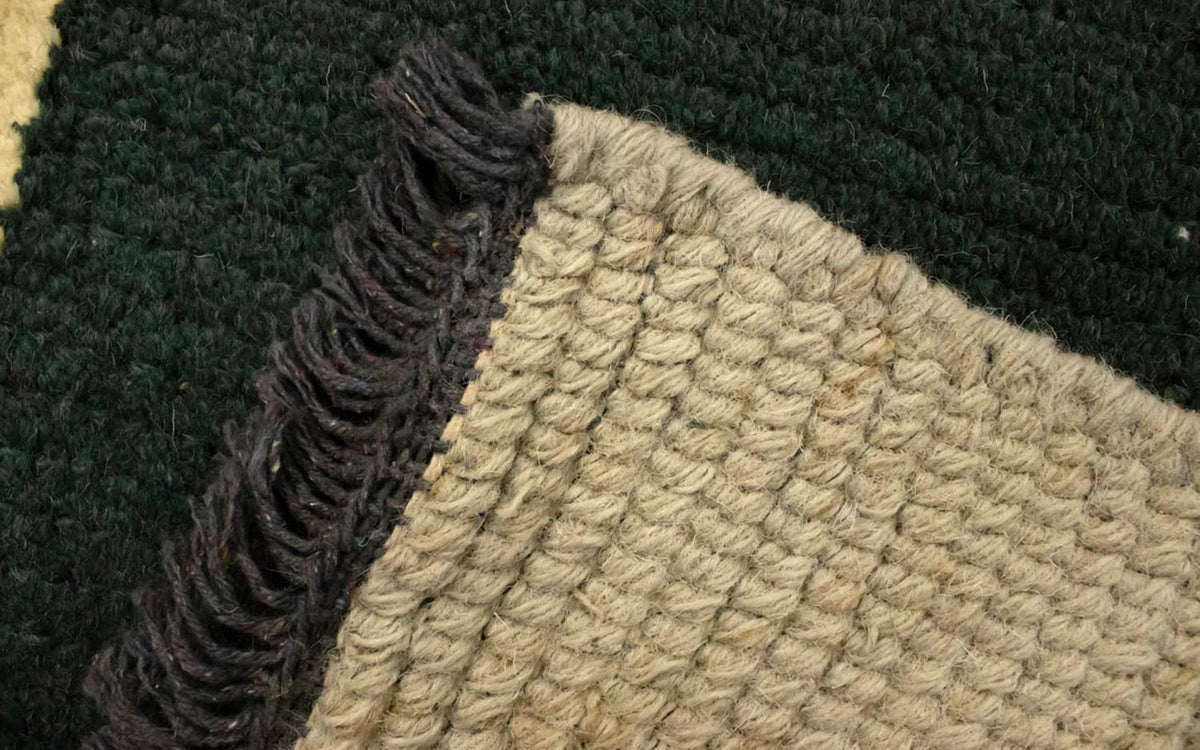 Nepal mattan - 140 x 70 cm - grön