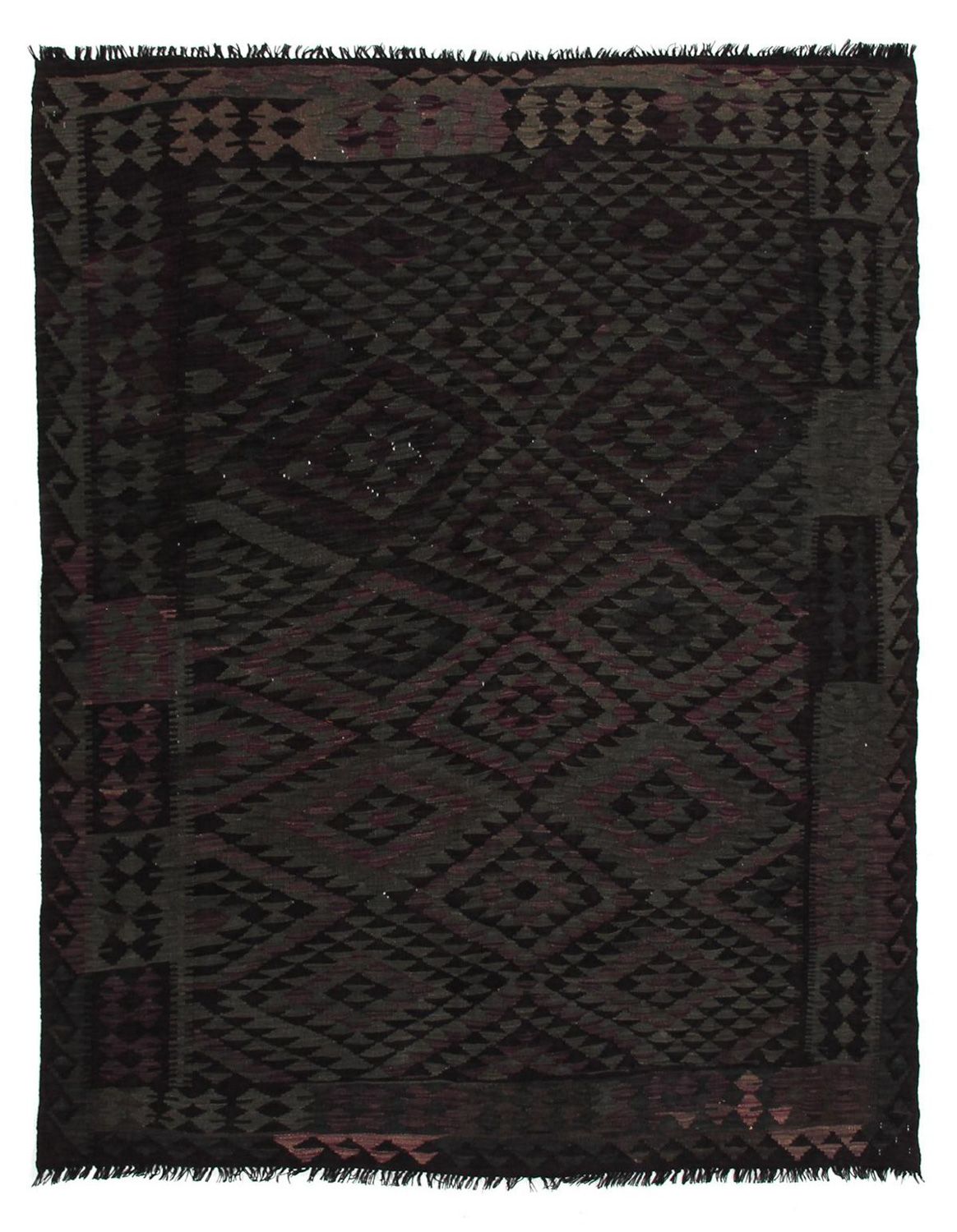 Kelim Carpet - Splash - 212 x 162 cm - flerfärgad