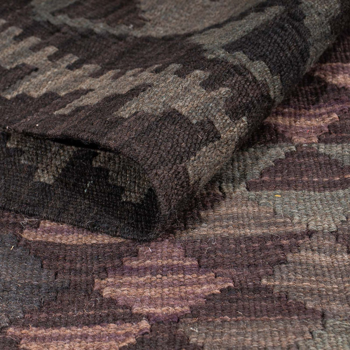 Kelim Carpet - Splash - 197 x 151 cm - flerfärgad