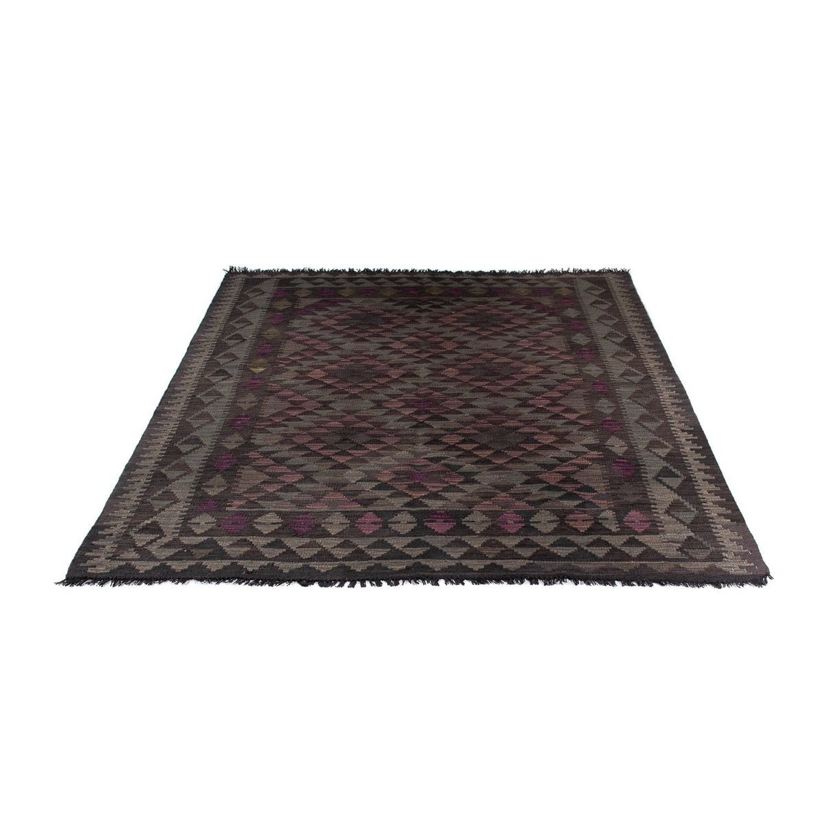 Kelim Carpet - Splash - 197 x 151 cm - flerfärgad