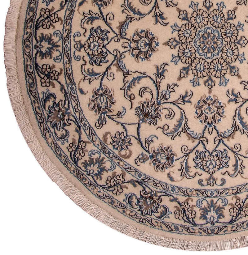 Persisk matta - Nain - Royal runt  - 150 x 150 cm - beige