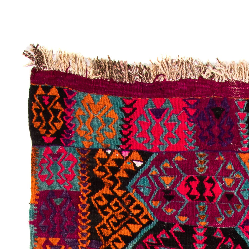 Runner Kelim-matta - gammal - 310 x 137 cm - flerfärgad
