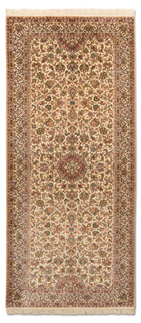 Runner Sidenmatta - Kashmir Silk - 190 x 77 cm - beige