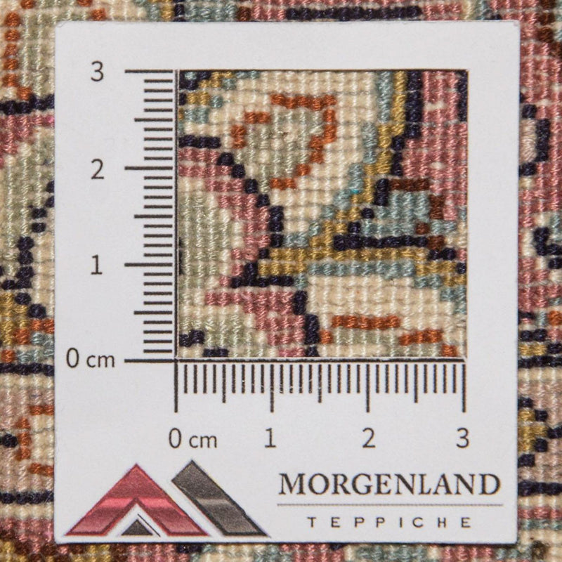 Runner Sidenmatta - Kashmir Silk - 190 x 77 cm - beige