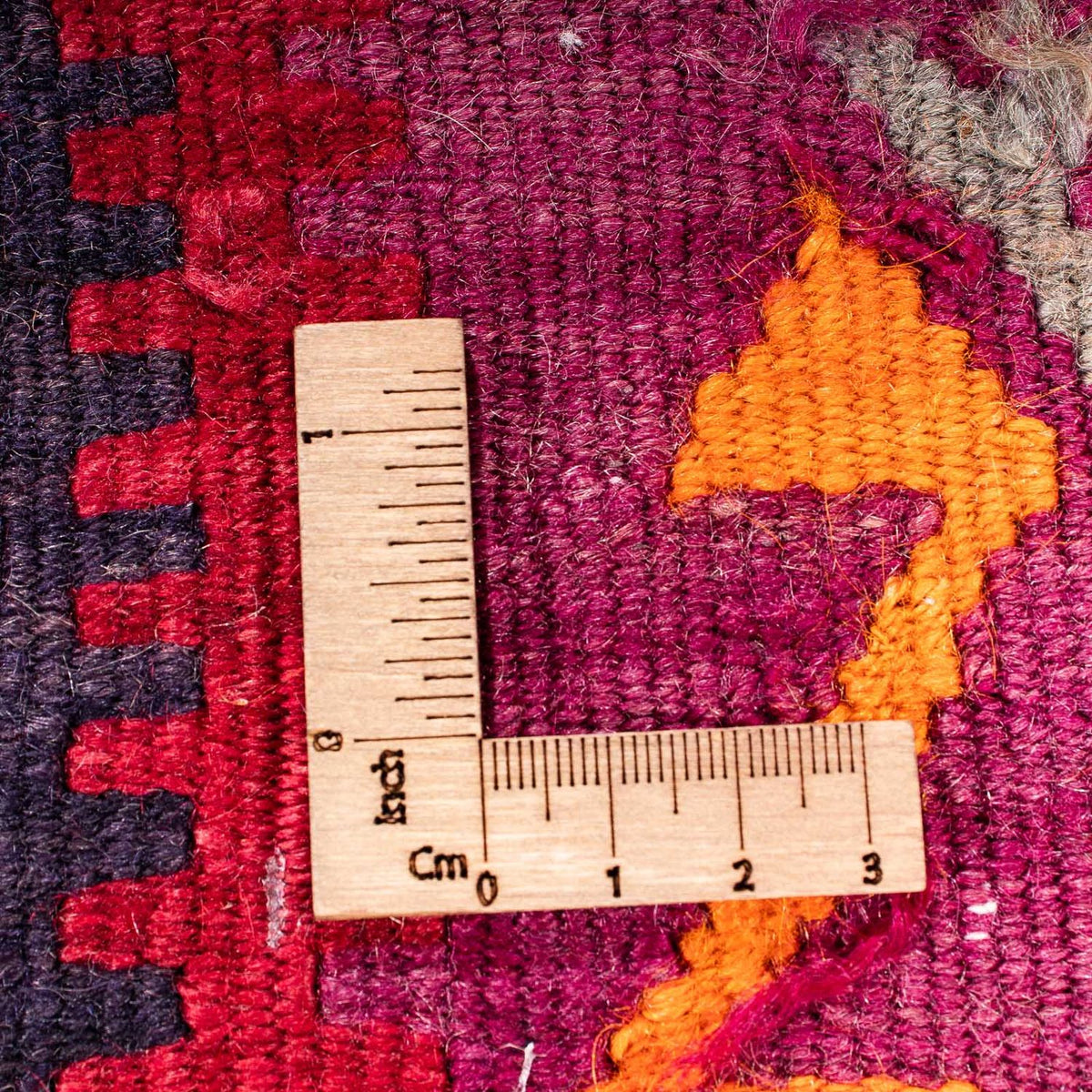 Runner Kelim-matta - gammal - 375 x 140 cm - flerfärgad