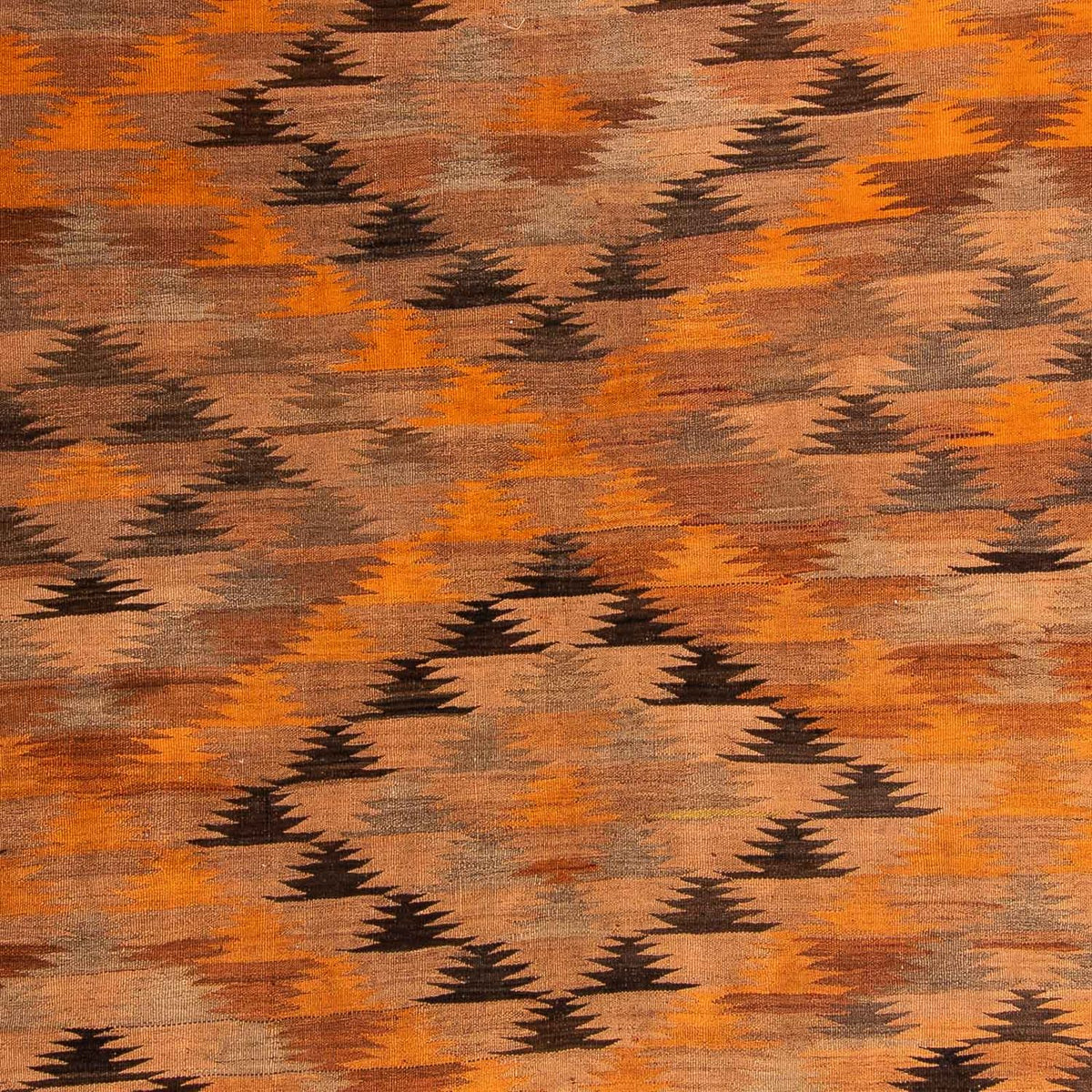 Kelim-matta - gammal - 360 x 275 cm - flerfärgad