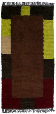 Nepal mattan - 140 x 70 cm - brun