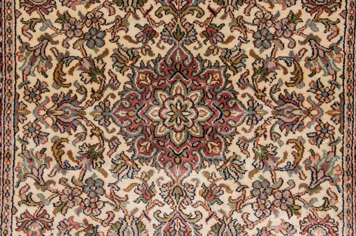 Runner Sidenmatta - Kashmir Silk - 192 x 79 cm - beige