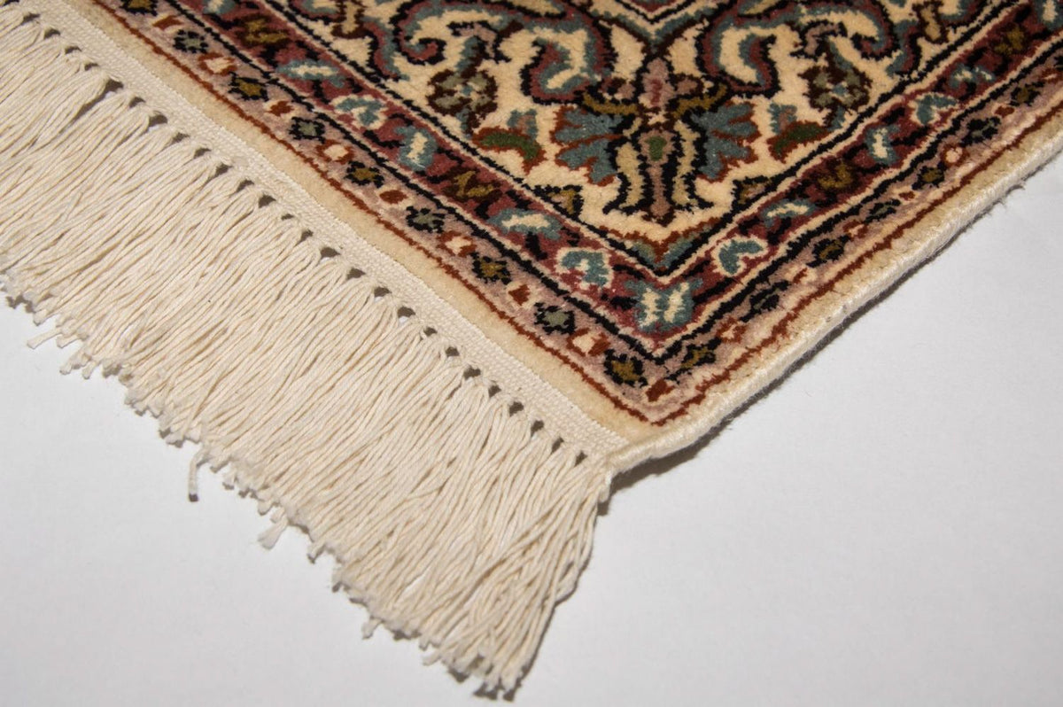 Runner Sidenmatta - Kashmir Silk - 192 x 79 cm - beige