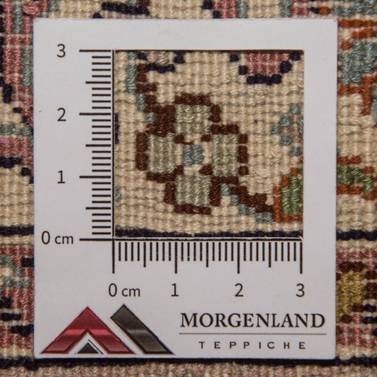 Runner Sidenmatta - Kashmir Silk - 192 x 79 cm - beige