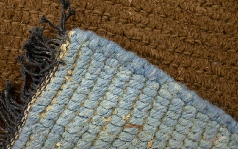 Nepal mattan - 140 x 70 cm - brun