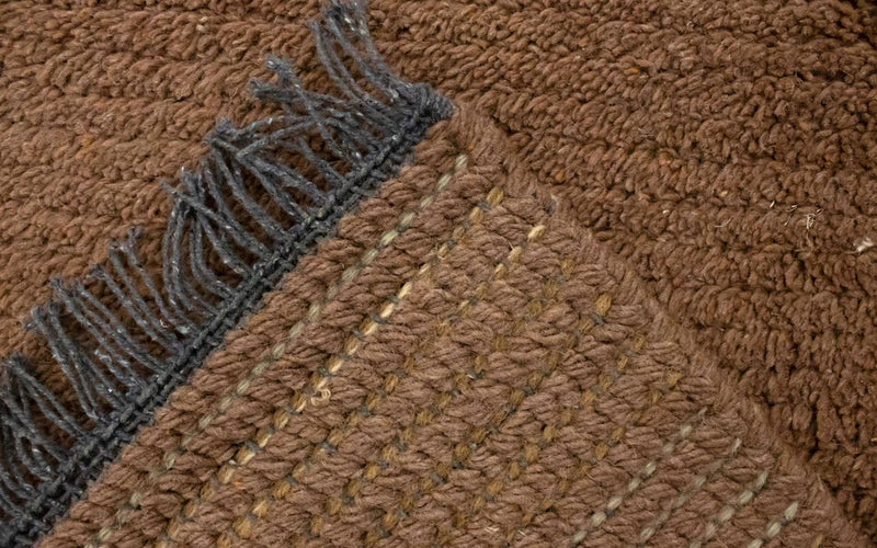 Nepal mattan - 140 x 70 cm - brun