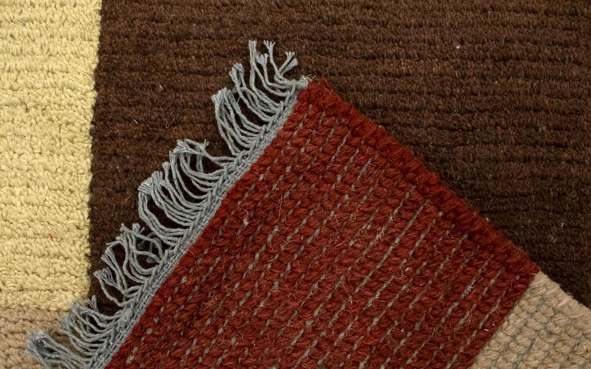 Nepal mattan - 140 x 70 cm - brun