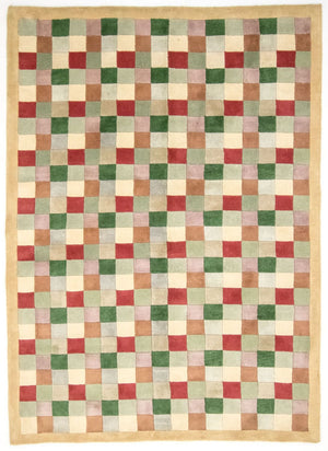 Nepal mattan - 229 x 163 cm - färgad