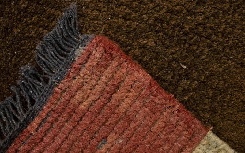 Nepal mattan - 140 x 70 cm - brun