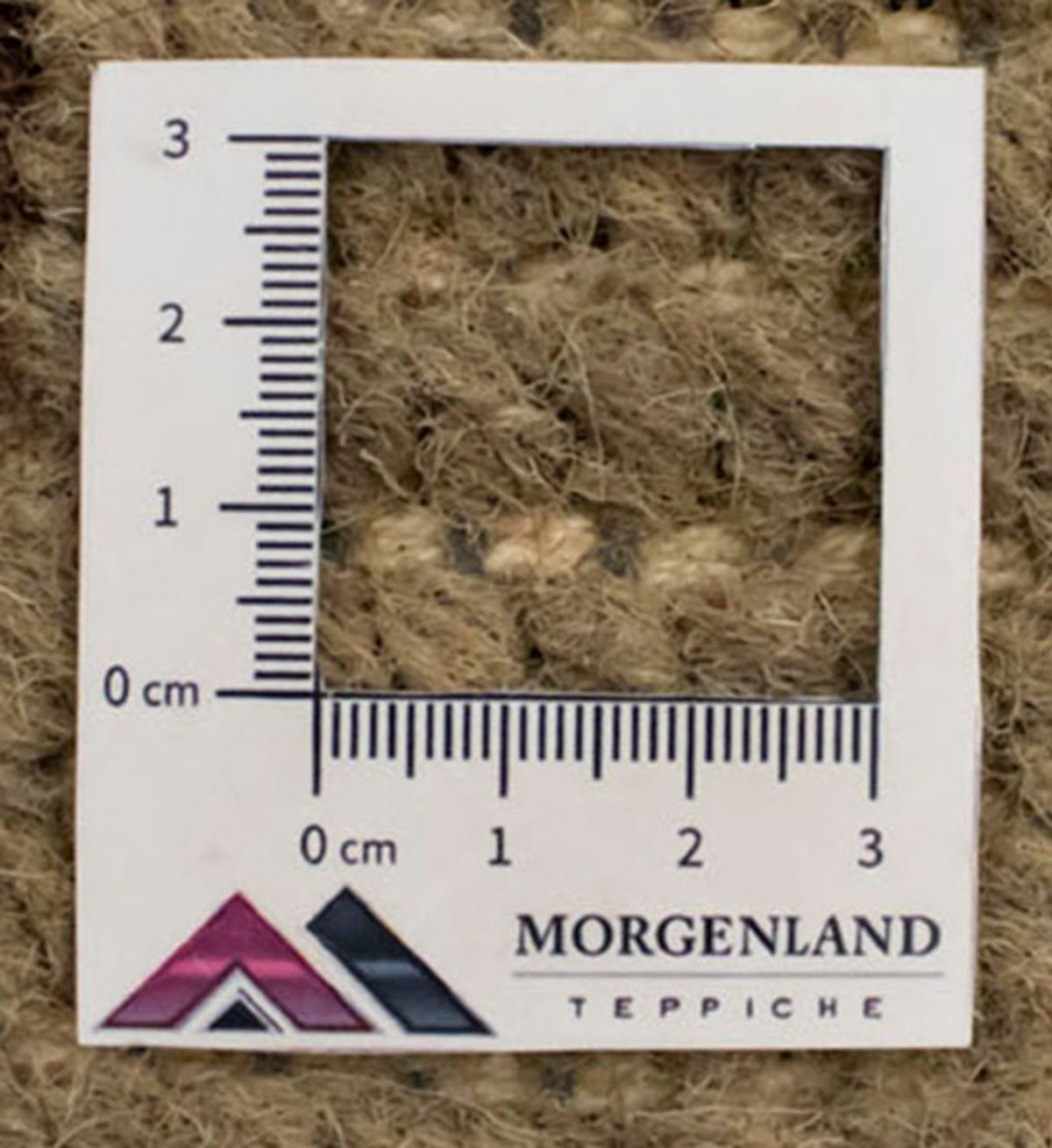 Nepal mattan - 140 x 70 cm - brun