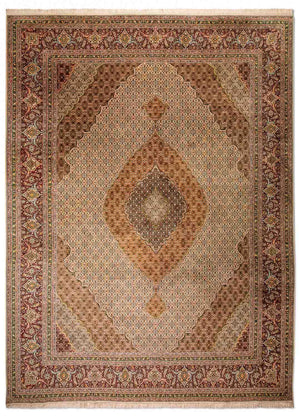 Persisk matta - Tabriz - Premium - 400 x 300 cm - brun